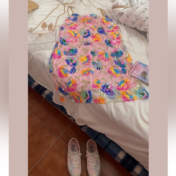 Gabby Sparkly Party Summer Dress - Picture 13 of 13